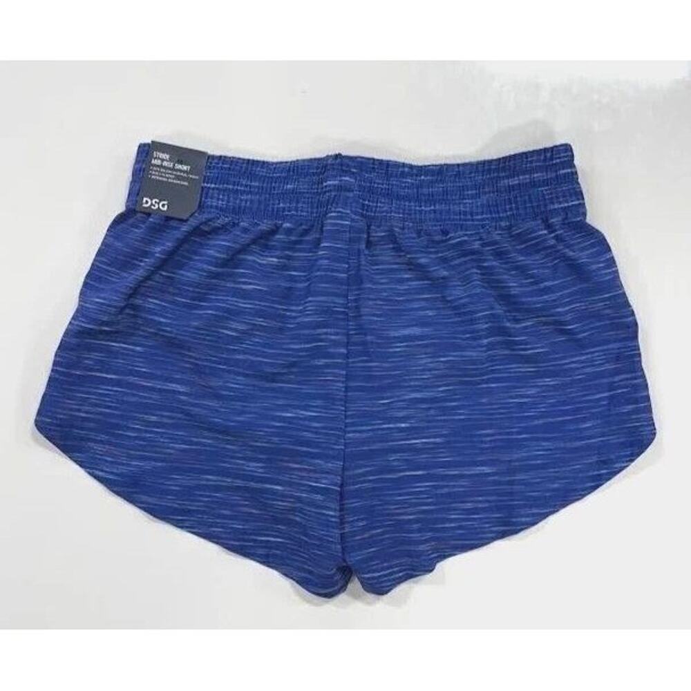 DSG Stride Women's Athletic Running Shorts Blue Heather Activewear